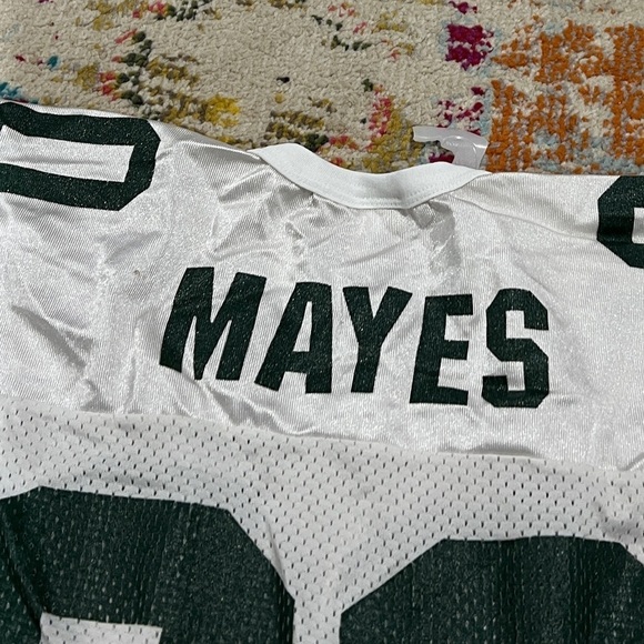 Vintage Green Bay Packers 90s Derrick Mayes NFL Football Sports White Jersey - Picture 11 of 12